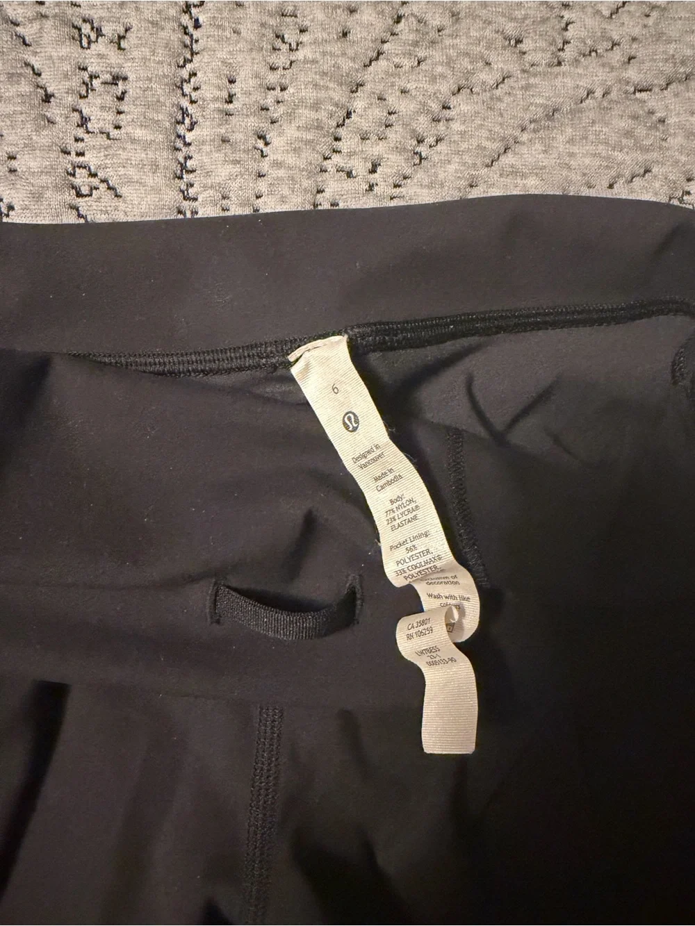 lululemon athletica Black High-Rise Bike Shorts